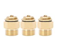 3 boquillas de aspersor refractivas G1/2 ajustables de cobre para microaspersores de jardín. Accesorios para riego.