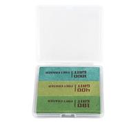 3 borradores de traste barrocos para guitarra, herramienta de pulido, bloque de pulido de guitarra, herramienta limpiadora de diapasón abrasiva de goma para cuerda de traste de