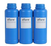 3 botellas de almacenamiento químico Darkroom de 500 ml con tapas Película de desarrollo de equipo de procesamiento (azul)