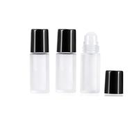 3 botellas de vidrio esmerilado de 30 ml, botellas de desodorante, botellas vacías rellenables, recipientes de desodorante para aceites esenciales, perfumes, bálsamos, cosméticos, mezcla de aceites de