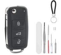 3 Botones Carcasa Llave Mando Distancia Compatible con VW Golf MK6