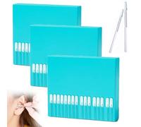 3 Boxes/72Pcs Sticky Cleaning Ear Stick,Gentle Reusable Soft Spiral Head Adhesive Pick,Ear Cleaning Tool Stick,Sticky Swabs For Kids & Adults.
