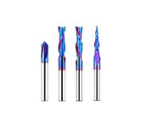 3. Brocas de grabado de alta velocidad de 1/4 pulgadas con vástago para tallado de madera y mortaja de aleación de fresado