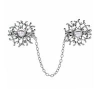 3 broches retro for cárdigan de mujer, con diseño pato, filigrana, for la parte trasera del vestido, chal y pico Para Suéter, Chal(Color 43)