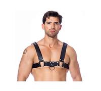 3 Brujas Bondage Play Arnés de Cuero Cruzado - 100 gr