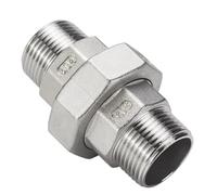 3" BSPT Male Socket Union Coupler 304 Stainless Steel Pipe Fitting Connector