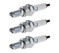 NGK Bujía de encendido CR9EH-9 7502 – Conexión M4, electrodo níquel, supresión 5 kOhm, 1 ud.