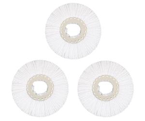 3 Cabeza de Fregona de Repuesto Compatible con Leifheit Clean Twist Disc el Sistema Mop,Cabezal de Recambio de Mopa de Microfibra (Pack 3 Cabezal de Mopa)