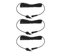 3 cables de extensión de enchufe macho y hembra CC de 5 m, impermeable, IP67, para foco solar, 2 en 1, luz solar para exteriores, cámara de seguridad IP CCTV