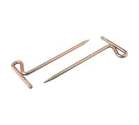 3 cables de prueba y 2 barras de tierra auxiliares para medidores de resistencia al suelo, perfectos para campos de comunicación e ingeniería