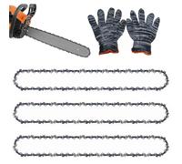 3 cadenas de sierra de 3/8 pulgadas LP 1,3 mm 40 cm 56 TG longitud de corte, cadena de motosierra cadena para varias motosierras, compatible con Dolmar, Husqvarna, Stihl, Einhell, Makita DUC353Z, etc