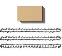 3 cadenas universales para motosierra de 40 cm, 57 eslabones de accionamiento, paso de 3/8 pulgadas, calibre de 0.05 pulgadas, compatible con DOLMAR, Echo, Titan, Black & Decker y otras motosierras