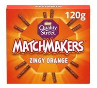 3 cajas de chocolate naranja Zingy de calidad Street Matchmakers de 120 g, deliciosas y retorcidas para regalo de cumpleaños, Navidad, vendido por Kidzbuzz