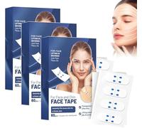 3 cajas de cinta invisible para levantamiento de cara, levantamiento de doble barbilla, cinta de elevación facial con exquisita V, reafirmante, duradera, transpirable e impermeable