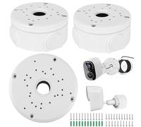 3 cajas de conexión para cámara: impermeable y de derivación, caja de plástico ABS