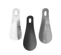 3 calzadores pequeños, mini calzadores de metal, calzador pequeño, calzador de viaje corto, ayudante de acero inoxidable para ponerse sus zapatos para todos los tamaños de pies para hombres, mujeres