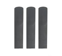 3 cañas de plástico de resina para saxofón para clarinete, soprano, alto, tenor, mayor facilidad de soplado y control (clarinete negro)