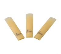 3 cañas de plástico de resina para saxofón para clarinete y soprano, alto, saxofones tenores, soplado suave y control (amarillo tenor)