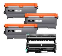 3 cartuchos de tóner TN2220 TN2010 y 1 tambor DR2200 compatible con Brother HL-2215 HL-2240 HL-2240D HL-2240L HL-2250DN HL-2270DW MFC-7360N MFC-7460DN MFC-7860DW DCP-7055 DCP-7055 DCP-7360N MFC-7460DN