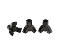 3 casquillos de goma para muletas para bastón de senderismo, 19 mm