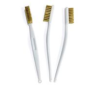3 cepillos de limpieza de boquillas de impresión 3D, boquilla de alambre de cobre desoxidado, cepillo de mantenimiento industrial de cabezal de impresión, cepillo de dientes de limpieza de boquillas