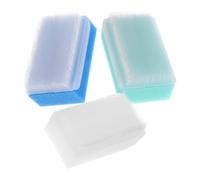 3 cepillos sensoriales para trastornos de procesamiento sensorial para niños pequeños, autismo, cepillo de esponja para el cuero cabelludo, cepillo quirúrgico para manos