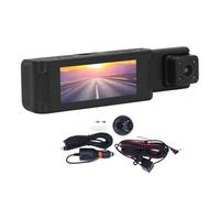 3 Channel CAM Front Inside and Rear 1080P HD Lens 3.16 Inch Display with 170 Wide Angle G Sensor 24 Hour Parking Monitoring Recording Hotspot Support for Cars Trucks