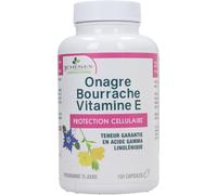 3 Chenes Laboratoires Onagra - Borraja - Vitamina E - 150 cápsulas 3 Chenes Laboratoires