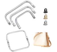 3 cierres de marco de bolsillo, Boquillas para Bolsos 16 cm, 20 cm, 25 cm Boquillas Monederos Metalicas Cierres para Bolsos de Crochet para Hacer Monedero, Bolsas y Otras Manualidades, 3 cerraduras