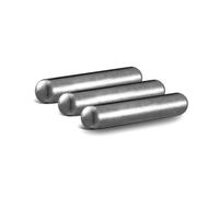 3 Cilindros Magnéticos de Vaca, Localizador de Pernos Magnéticos de Alnico de Vaca, 0,50 Pulgadas de Diámetro y 3 Pulgadas de Largo, Plateados.