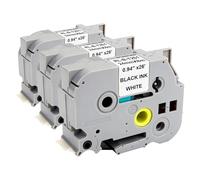 3 Cintas TZe-251 TZe251 24 mm x 8 m, compatibles con Brother TZe-251 TZ-251, para Brother P-Touch PT-P700 PT-P750W PT-E500VP PT-2430 PT-D600 PT-9700PC Cube, laminadas, Negro sobre Blanco