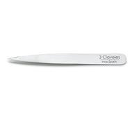 3 Claveles 12263 Pinza Depilar Punta, Inoxidable de 10 cm