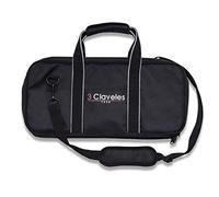 3 Claveles 1715 Maletín Porta Cuchillos, Tela De Poliéster, Negro, 48 X 24 cm