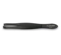 3 Claveles 2232 Pinza Depilar, Cangrejo de 8 cm, Negro