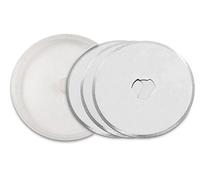 3 Claveles Cutter 3C Set de 3 Cuchillas para cúter rotativo, Acero, Gris, 14.58x6.58x0.58000000000000007 cm