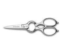3 Claveles – Tijera de cocina 400 – Varios usos, inoxidable 20 cm