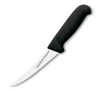 3 CLAVELES 8181 - Cuchillo deshuesar curvo Proflex acero inoxidable negro 13 cm