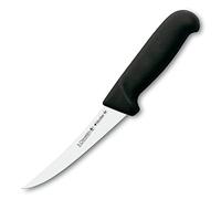 3 Claveles 8183 - Cuchillo deshuesar semi-flexible curvo Proflex acero inoxidable negro 13 cm