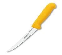 3 CLAVELES 8185 - Cuchillo deshuesar Semi - Flexible Curvo Proflex 15 cm Amarillo