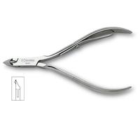 3 Claveles - Alicate Cutícula de 10 cm con Boca Corte de 3 mm, acero carbono, para cortar las uñas