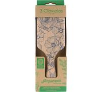 3 Claveles Cepillo Madera Acquerelli Rectangular 24,5cm 1ud