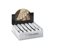 3 CLAVELES Cortauñas (8 Cm), color Cranberry, 12 Unidad