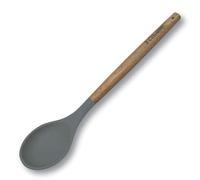 3 Claveles Cuchara Servir Silicona Mango Madera 3C Sopera, 32 cm