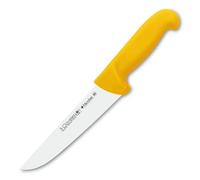 3 Claveles – Cuchillo carnicero Proflex estrecho, acero inoxidable, amarillo, 18 cm