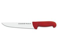3 Claveles Cuchillo Carnicero Proflex, Acero Inoxidable, Rojo, 24 cm-9.5"