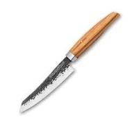 3 Claveles Cuchillo Cocina de acero inoxidable con mango de madera de olivo Japones Takumi de acero inoxidable ergonómico15CM 1067
