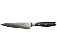 3 Claveles - Cuchillo Cocinero Forjado, Pulido Mate, Acero Inoxidable, línea Toledo - (13cm - 5"), 01531
