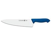 3 Claveles Cuchillo Cocinero Proflex de 25 cm, Acero Inoxidable, Azul