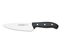 3 Claveles - Cuchillo Cocinero, Pulido Mate, Acero Inoxidable, línea DOMVS - (15cm - 6")