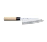 3 Claveles CUCHILLO DE ACERO INOXIDABLE CON MANGO DE MADERA DE ARCENIPON DEBA 15 cm 3C